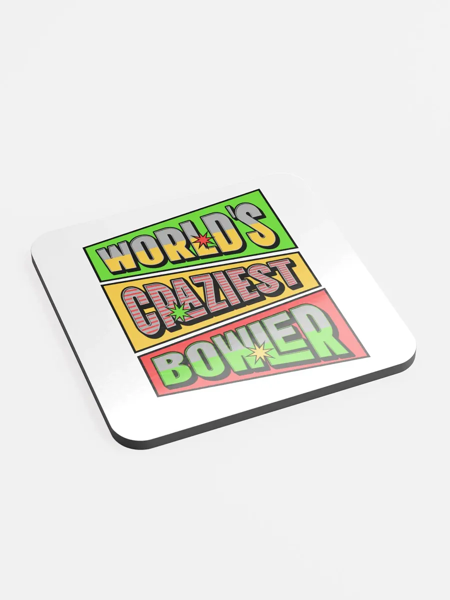 Worlds Craziest Bowler Comic Coaster product image (2)