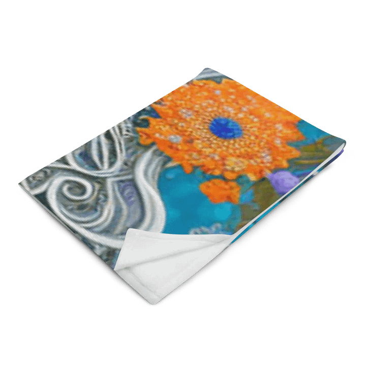 Blue Goddess Cosy Fleece Blanket product image (2)
