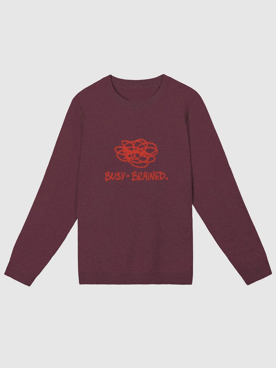 BUSY-BRAINED (duotone red) knitwear classic crewneck product image (1)