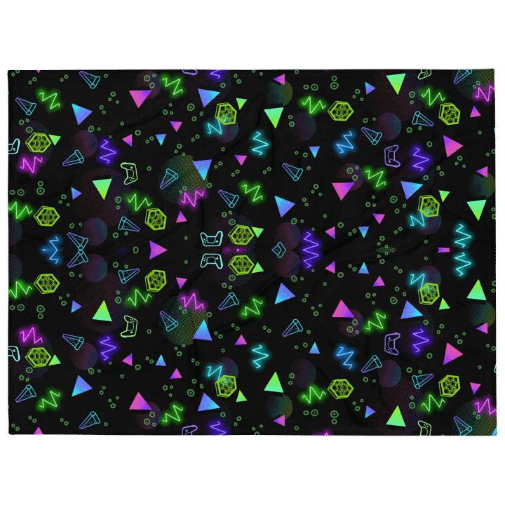 90s Arcade Vibes - Throw Blanket product image (2)