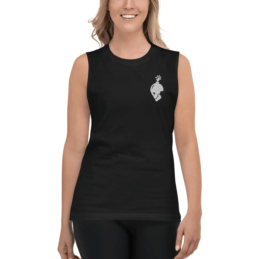 Skull Bomb Sleeveless Shirt product image (5)