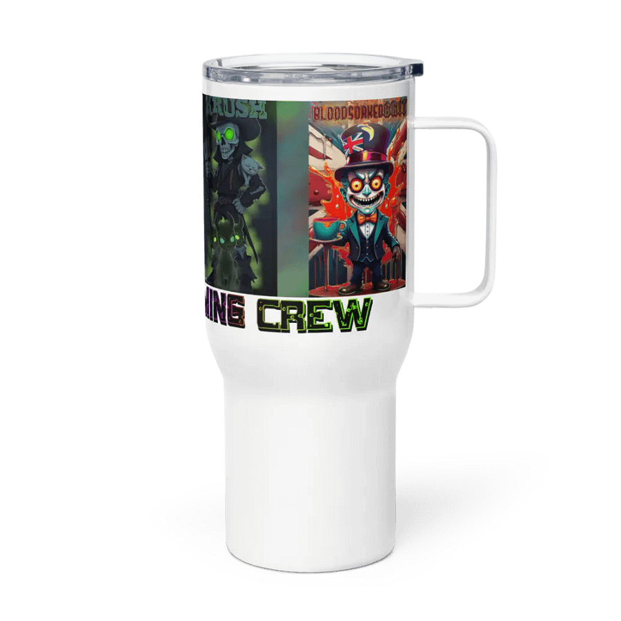 Synester's Dark Brew Travel Mug with Handle product image (4)