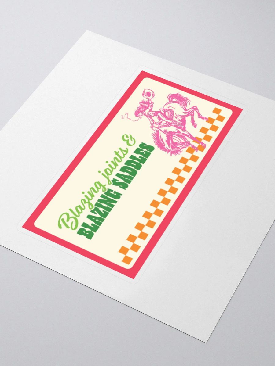blazing joints n saddles sticker product image (8)