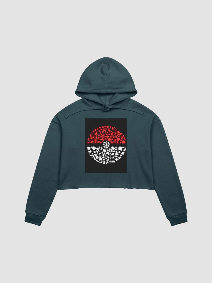 Poké Ball Pokemons Shapes Crop Hoodie product image (9)