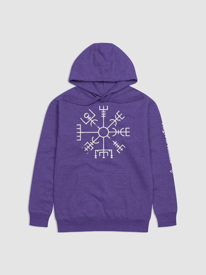 “Wayfinder” Vegvisir Hoodie – Forged In Valhalla Edition product image (29)