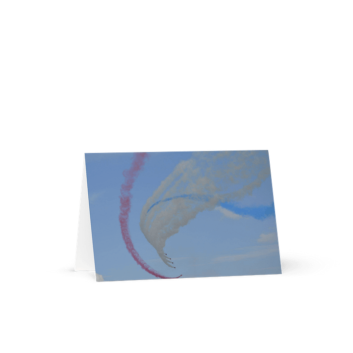 Red Arrows Twisting (Greeting Card) product image (1)