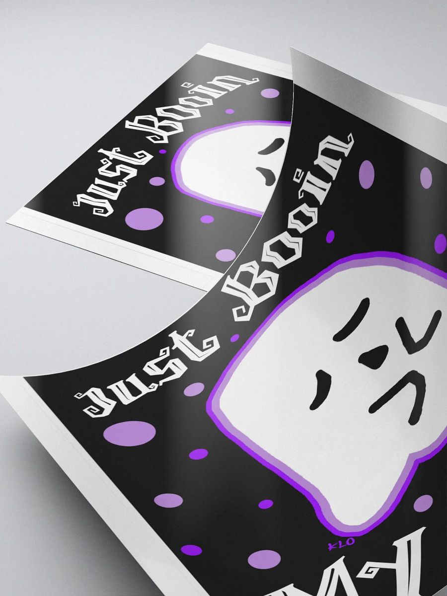 Just Booin My Best Sticker product image (4)