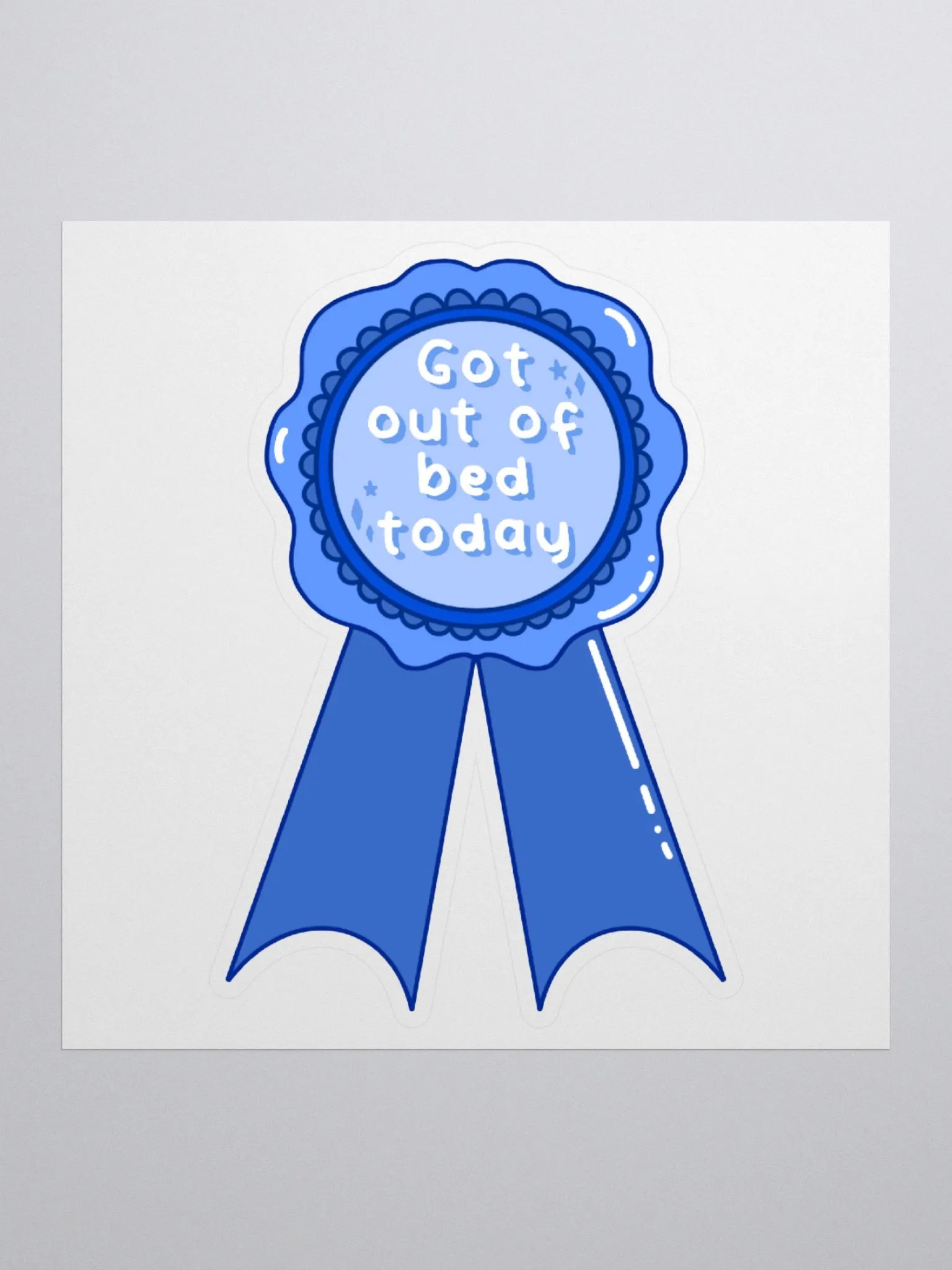 Got Out of Bed Today Kiss Cut Sticker product image (1)