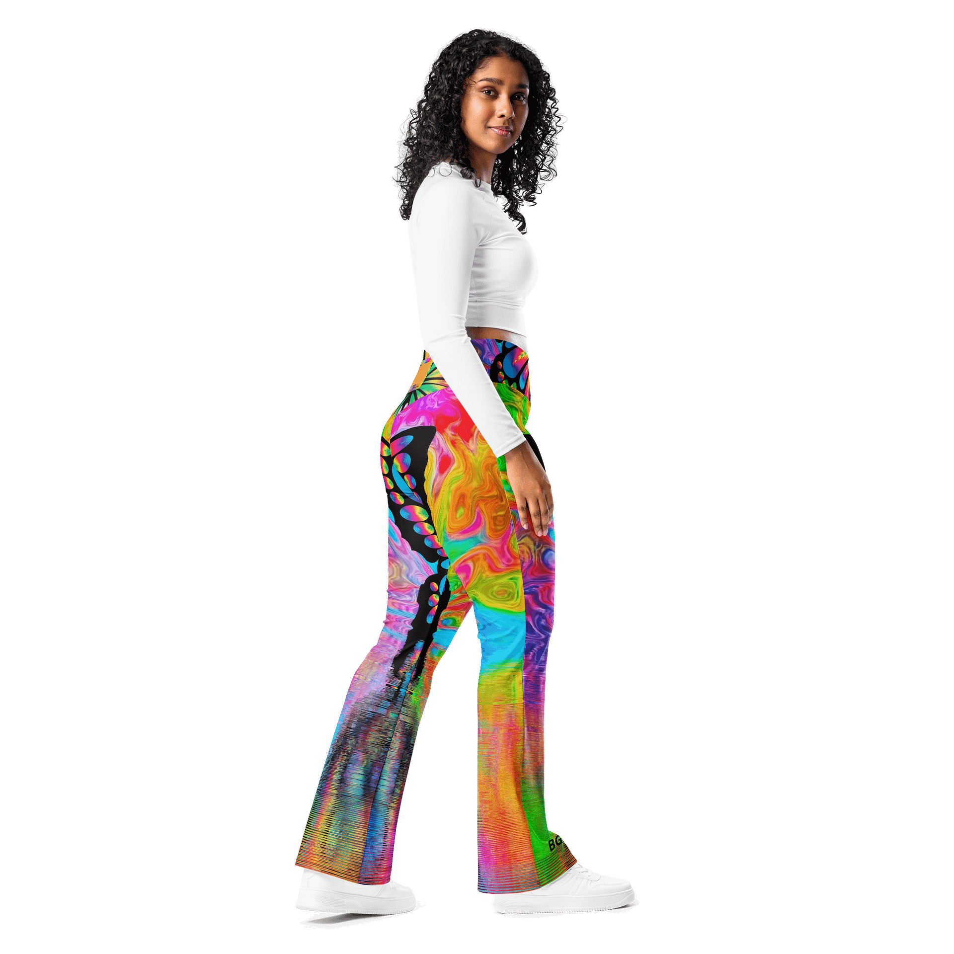 'Butterflies' Flare Leggings product image (9)