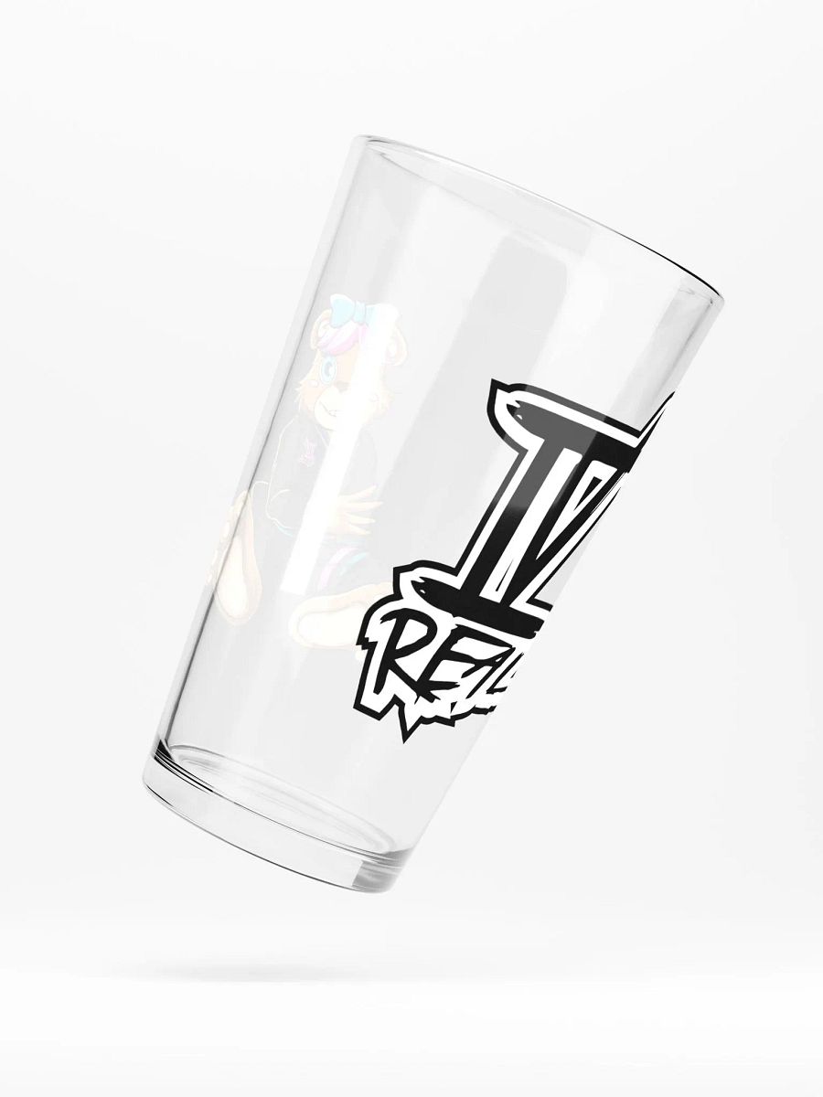 Sitting Girl Bear Pint Glass product image (2)