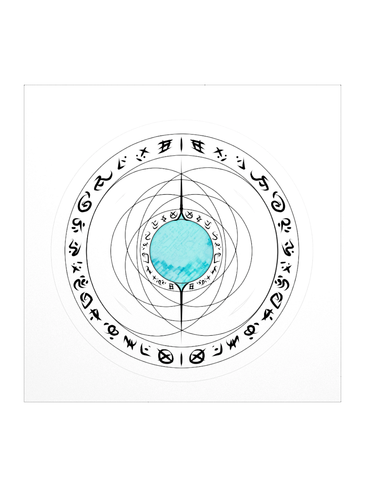 Alchemical Circle Sticker product image (3)