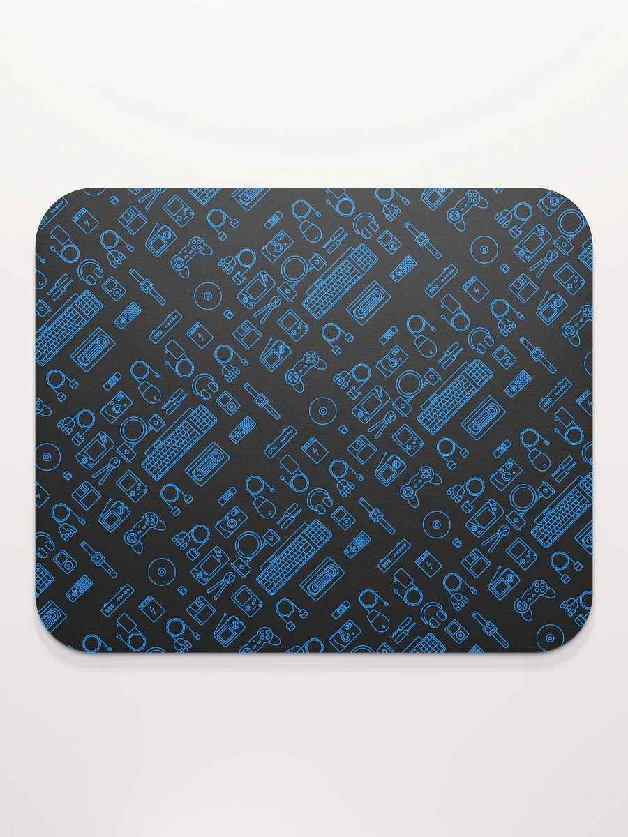 Neon Blue Devices Mouse Pad (Classic) product image (2)