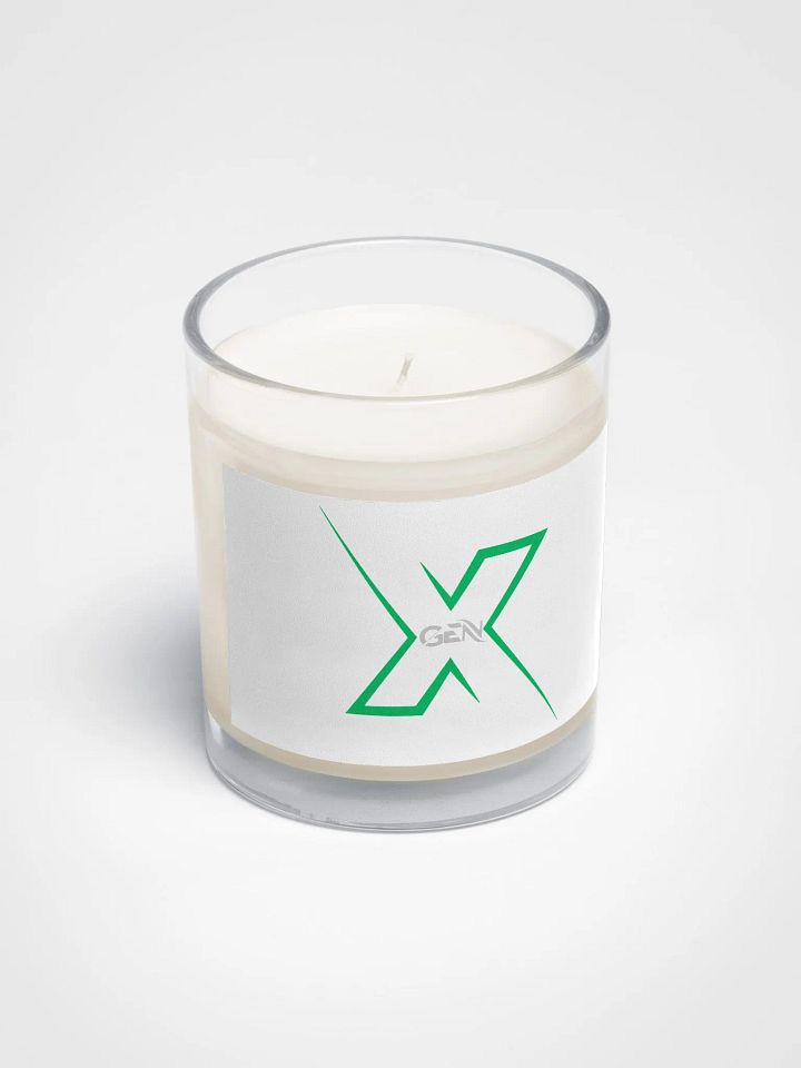 Gen X Soy Wax Candle- green logo product image (2)