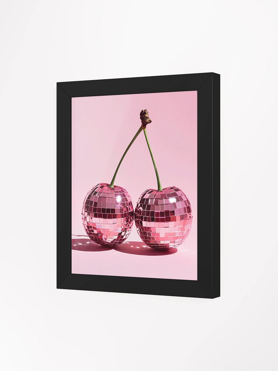 Cherry Disco Ball Framed Matte Poster product image (4)