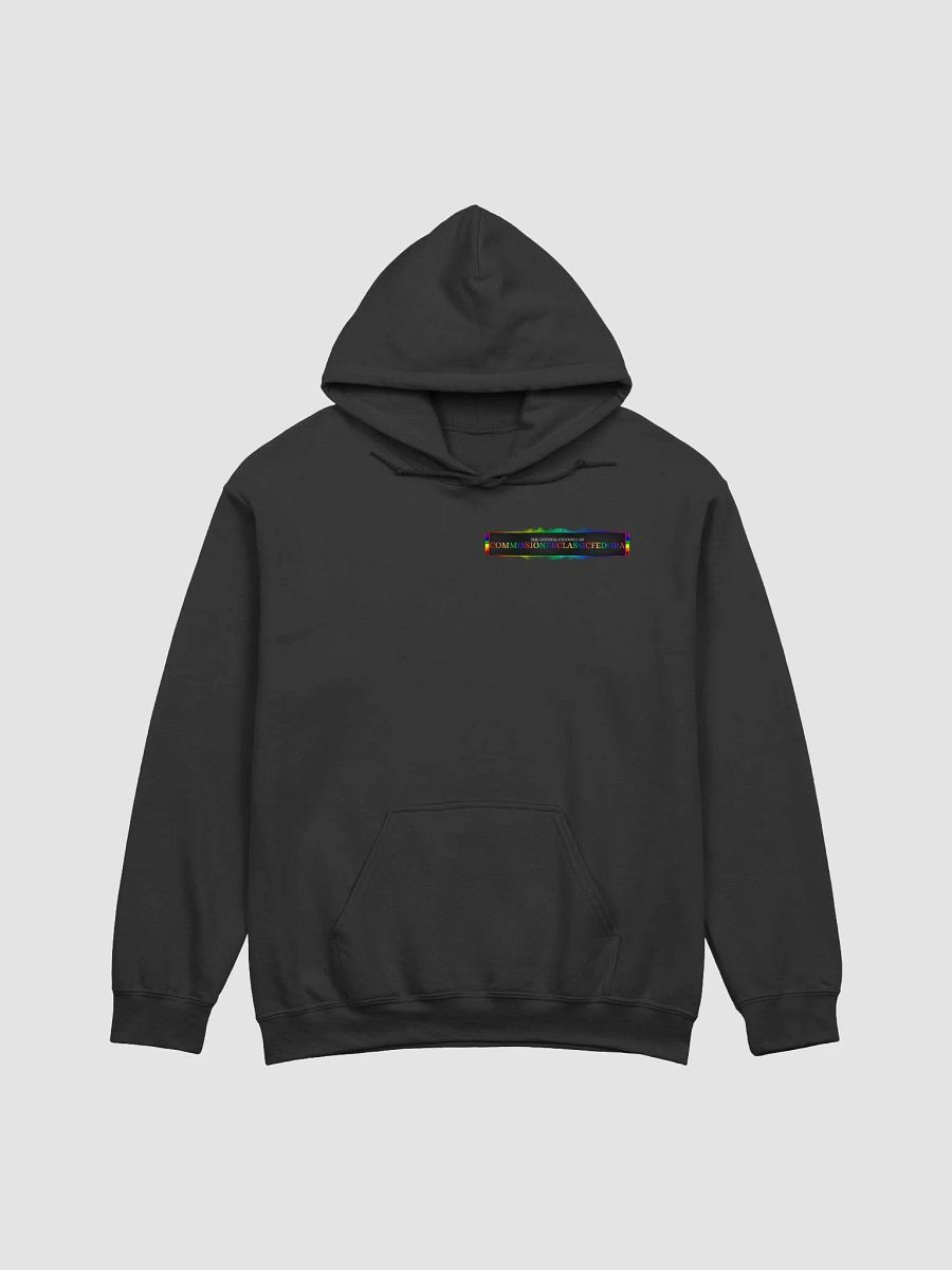 Fedora Hoodie with NERP Pride LOGO product image (1)