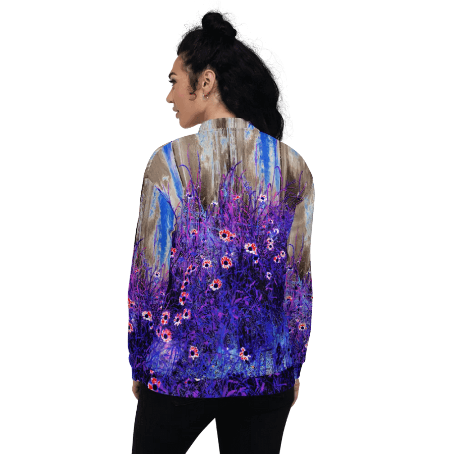 Vibrant Summer Daises Unisex Bomber Jacket product image (10)