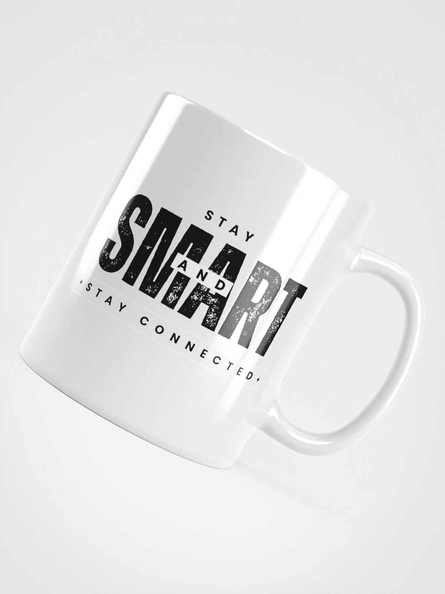 Stay Smart Coffee Mug (Dark Text w/o Logo) product image (4)