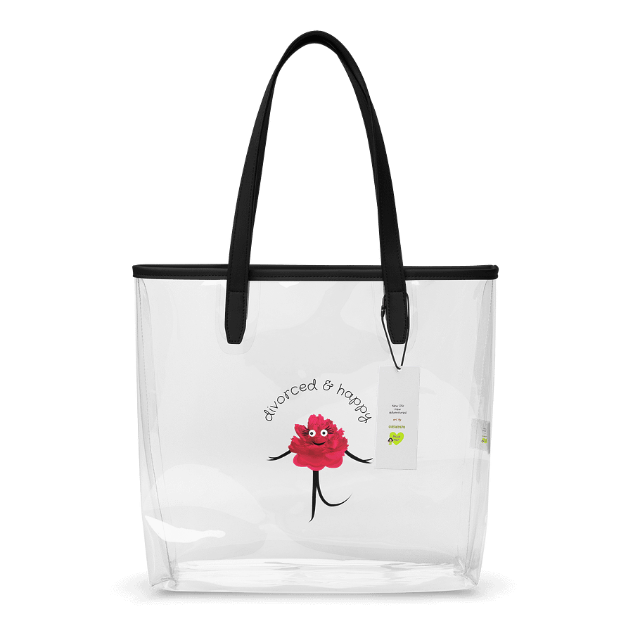 Rosy Eyes Clear Tote Bag product image (1)