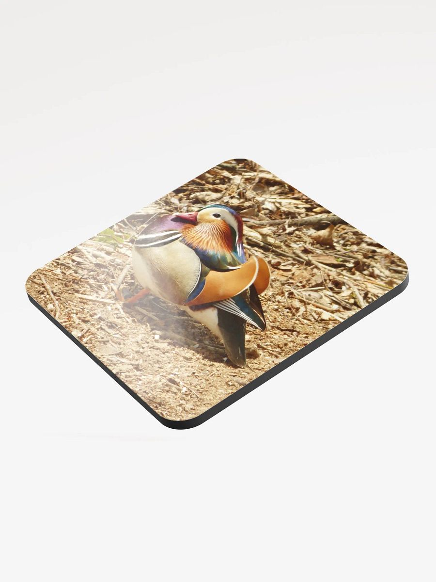 The mandarin duck - Glossed Cork Coaster product image (3)