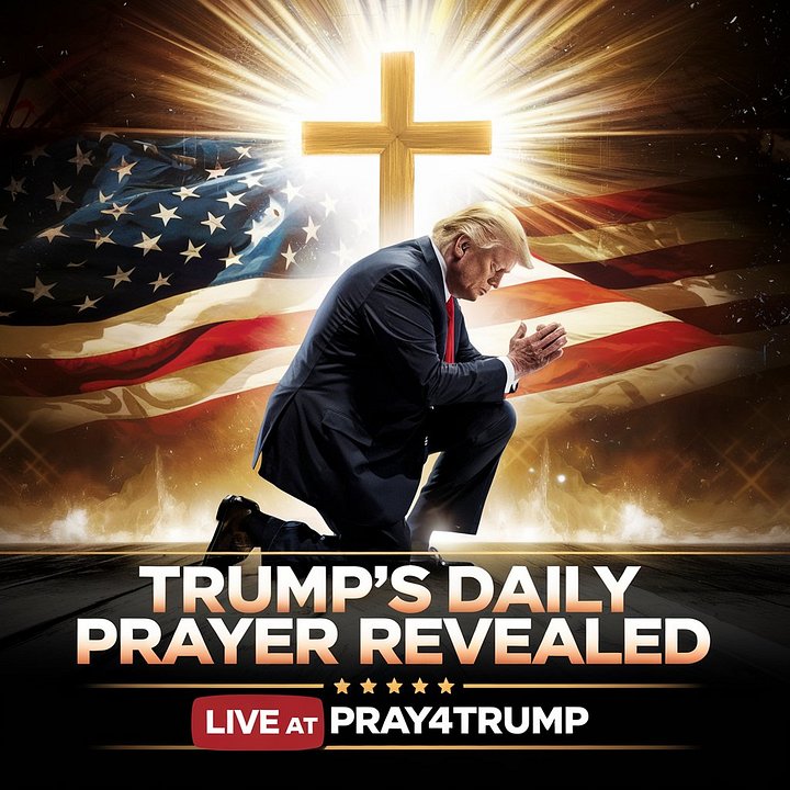 Donald Trump's Daily Prayer to Christ Revealed at the PRAY4TRUMP Concert 🙏✨ product image (1)