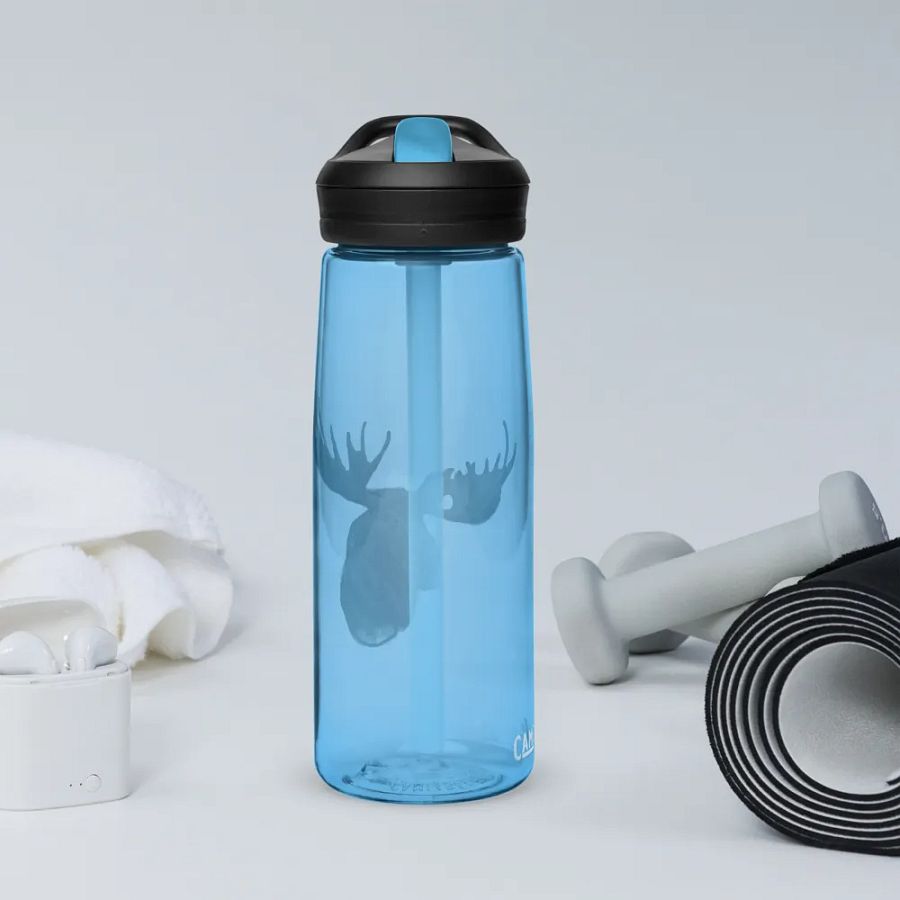 Moose Drawing Water Bottle Straw product image (68)
