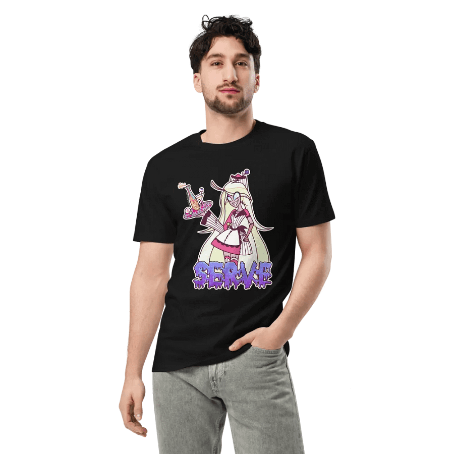“Serve” Demon Weeby Cotton T-Shirt product image (3)