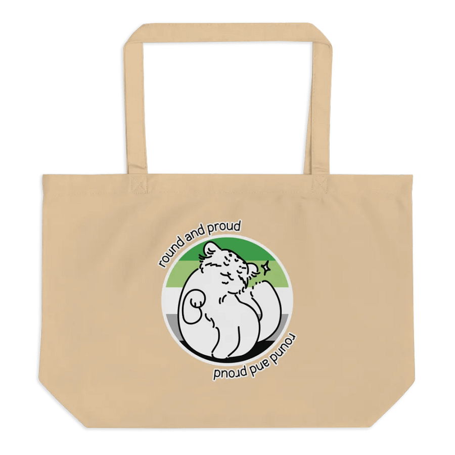Round and Proud Manul Aromantic Version - Tote Bag product image (1)