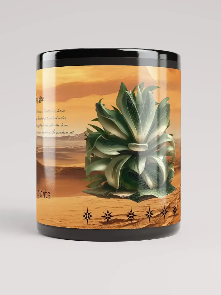Desert Oasis Ceramic Coffee Mug - Vibrant Cactus Design Kadendron gigas product image (1)