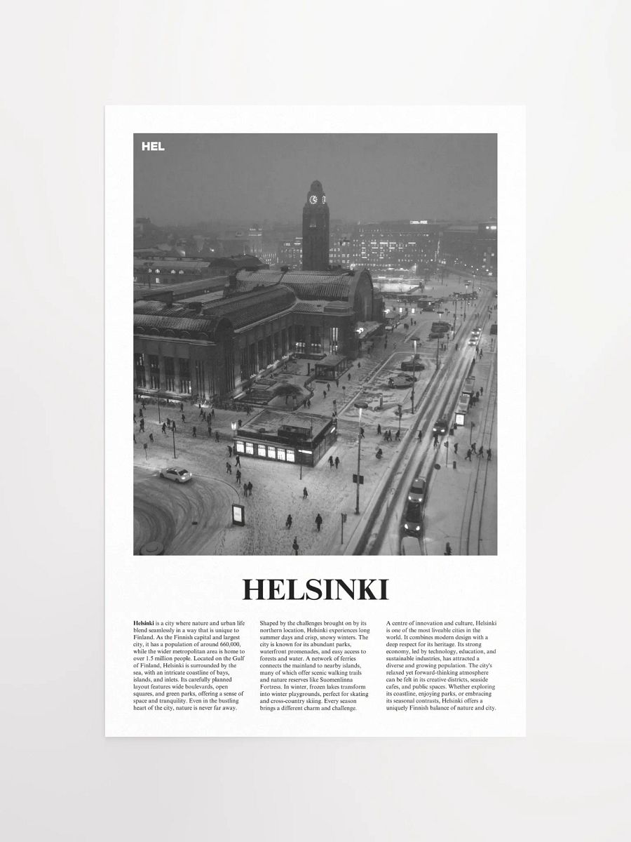 Helsinki 04 Newspaper Poster product image (5)