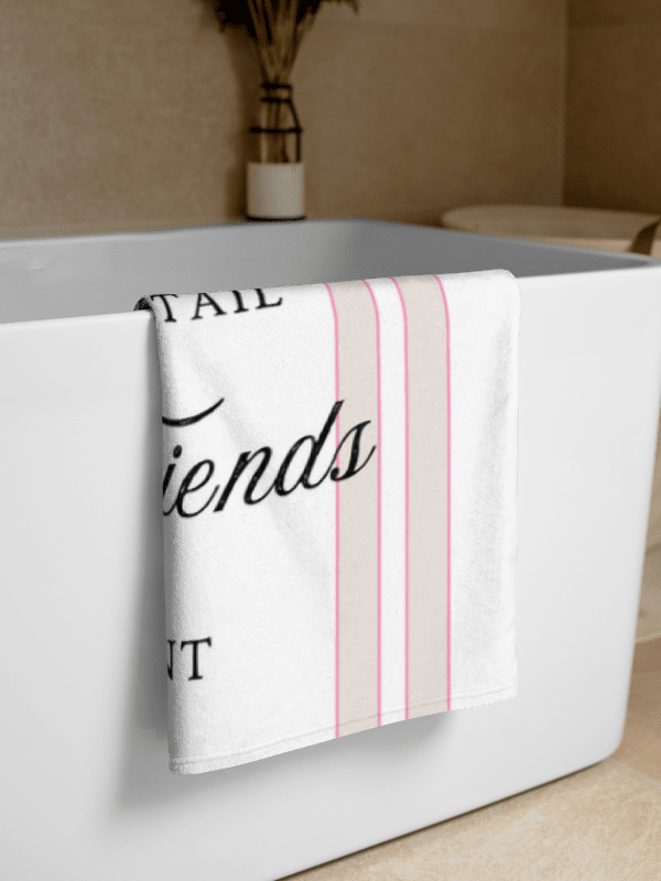 WEEKEND Cocktail Meeting Point Towel - Handtuch mit Aufdruck Wochenende Lustig product image (3)