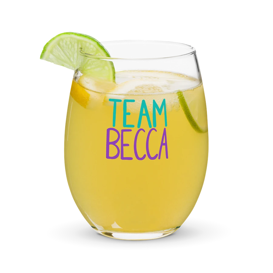 Team Becca Wine Glass product image (9)