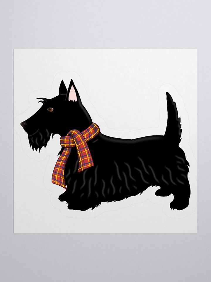 Black Scottie Sticker product image (1)