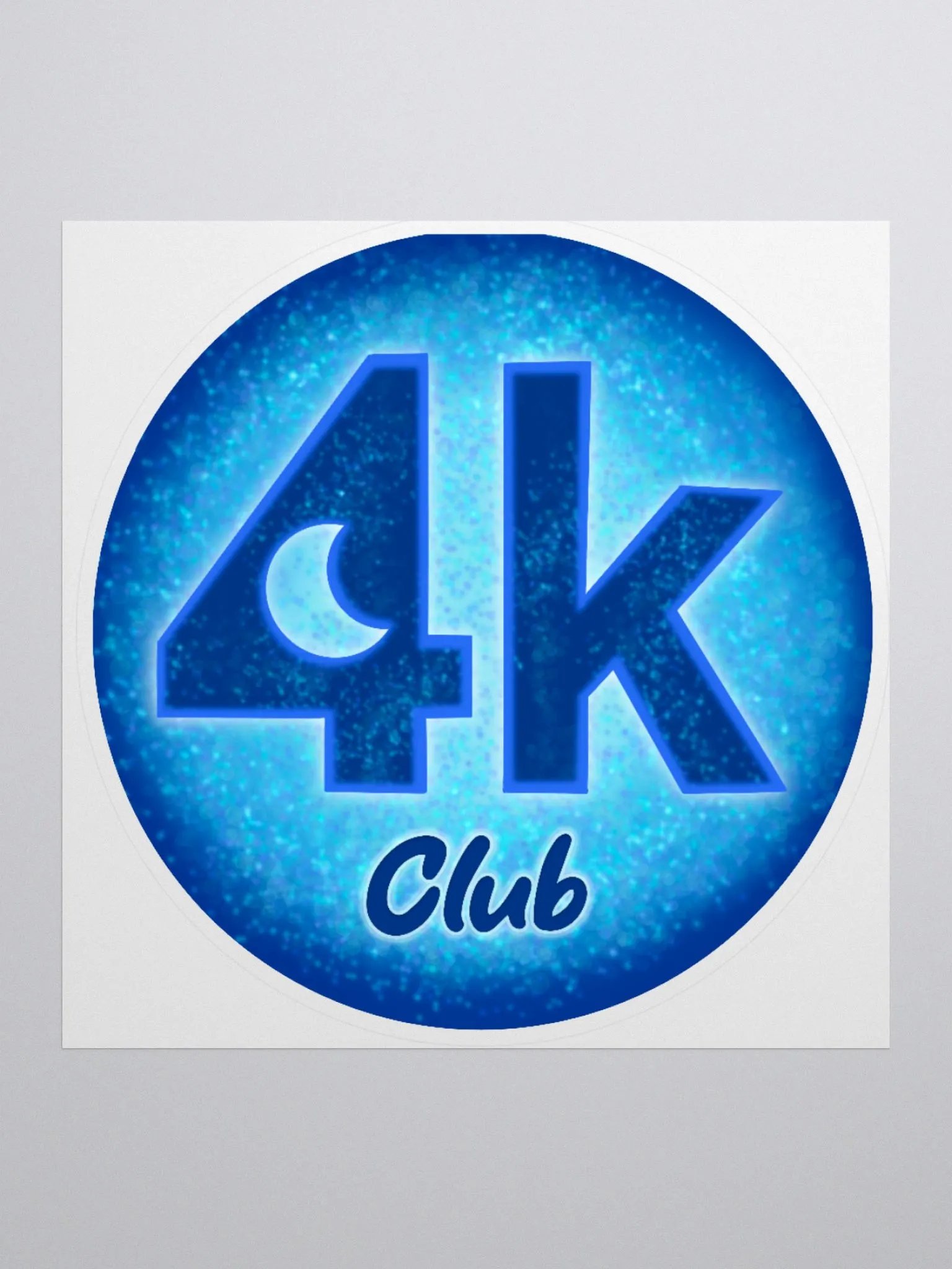 4k Club Sticker product image (1)