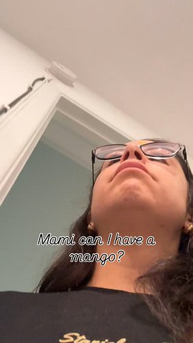 Does this remind you of your mom?
Also did you hear that pause between Claro and my name? You know she was about to call me m...