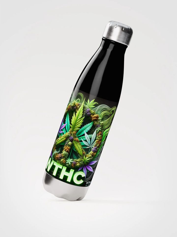 Da Cannabis Peace Symbol Stainless Steel Water Bottle product image (4)