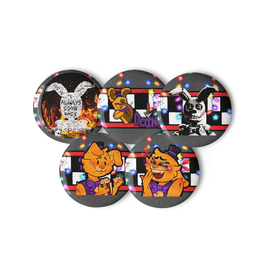 Springy Twitch Pins + 2 Bonus pins (Set 3) product image (7)