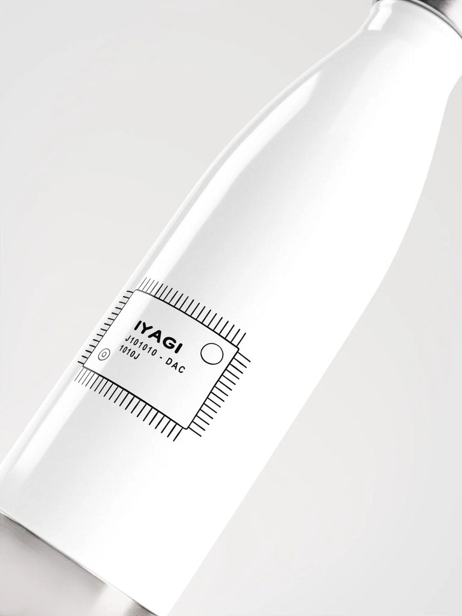 iyagi DAC Chip Stainless Water Bottle (white) product image (3)