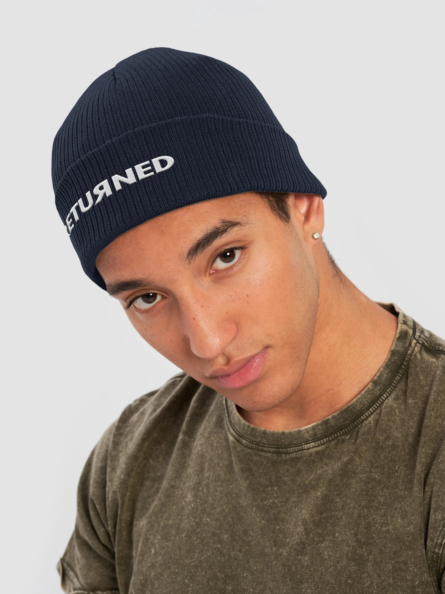 The Returned Atlantis Organic Ribbed Beanie – 100% Organic Cotton product image (3)