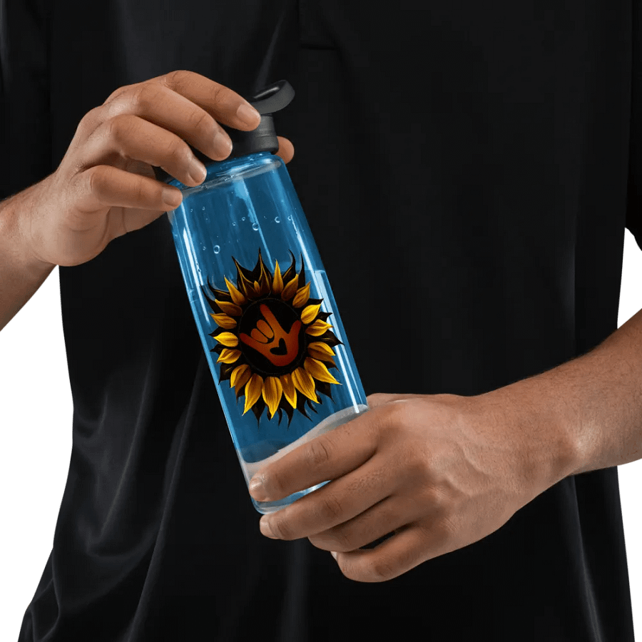 ASL Love Sunflower CamelBak Water Bottle product image (65)