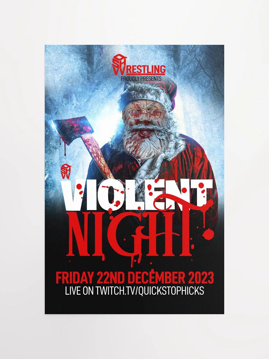 QSHW VIOLENT NIGHT COMMEMORATIVE POSTER product image (4)