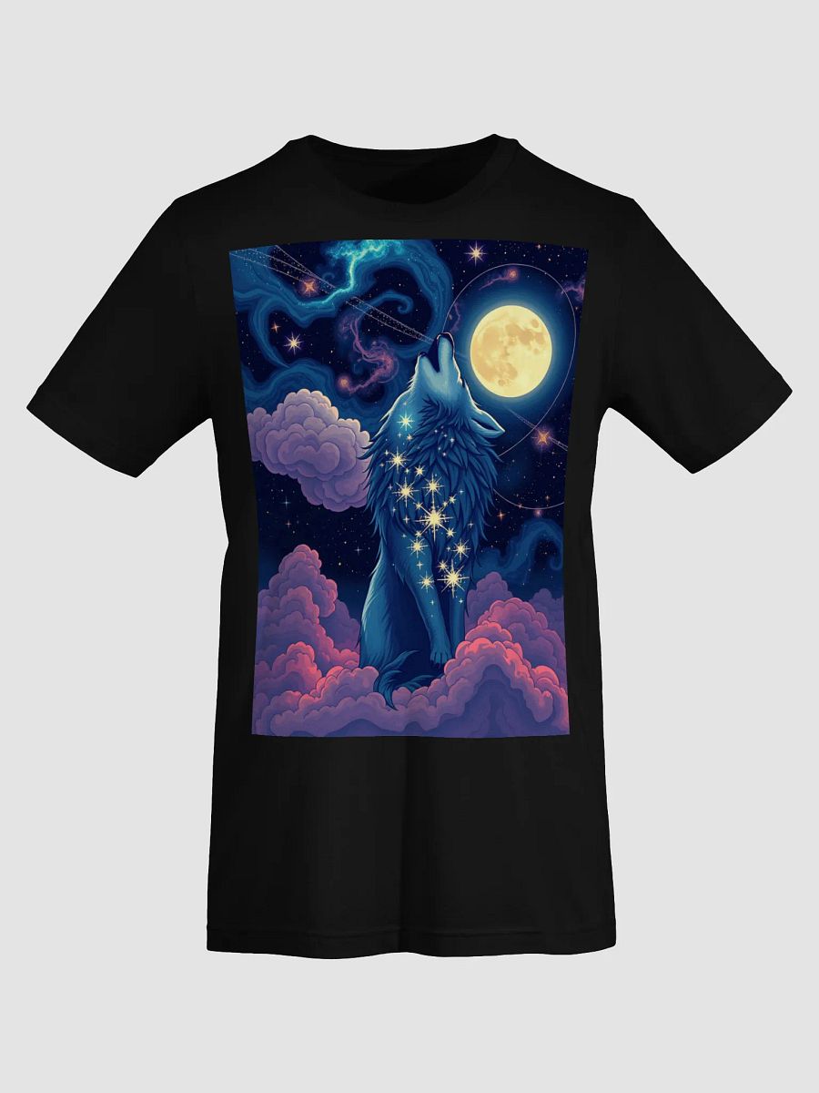 Cosmic Howl Wolf T-Shirt product image (13)