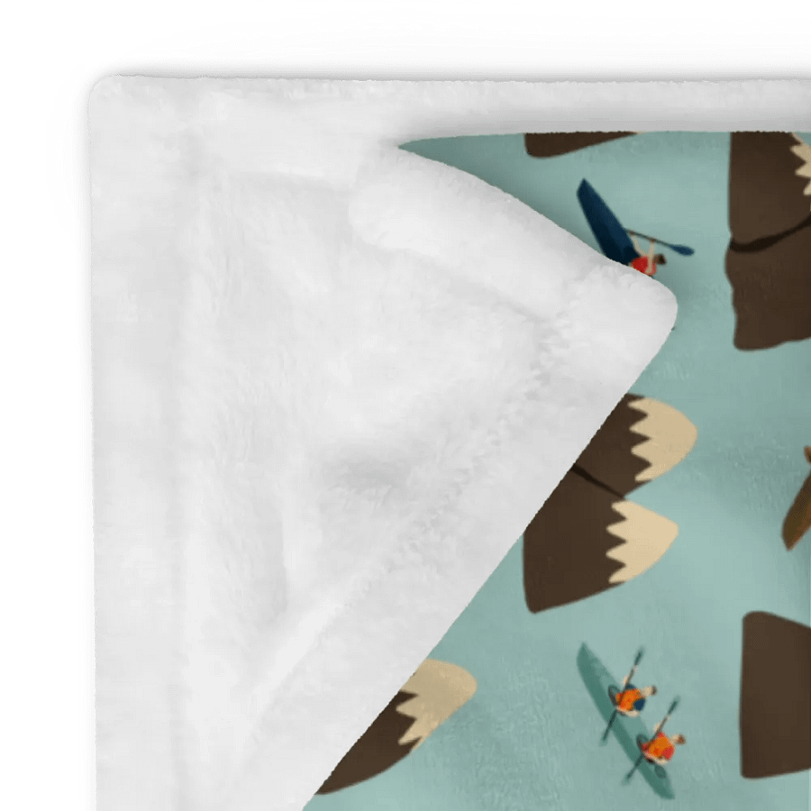 Paddling Peaks - Throw Blanket product image (11)