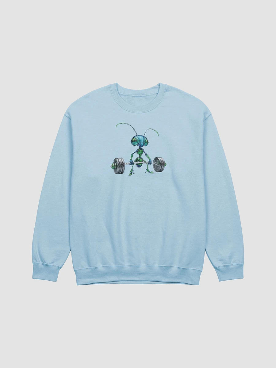 Pixelated Ant Weightlifter Crewneck Sweatshirt product image (2)