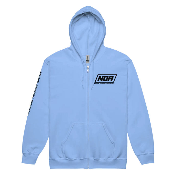 National Dodgeball Association Zip-Up Hoodie (Dark) product image (4)