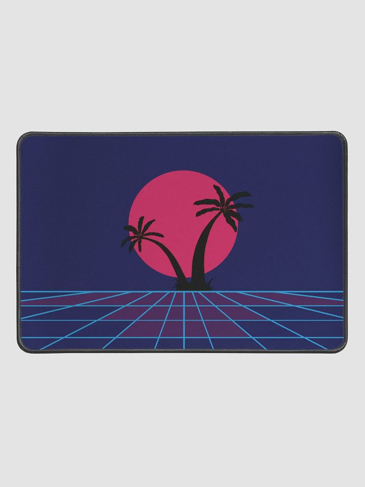 Retro Synthwave Desk Mat product image (1)