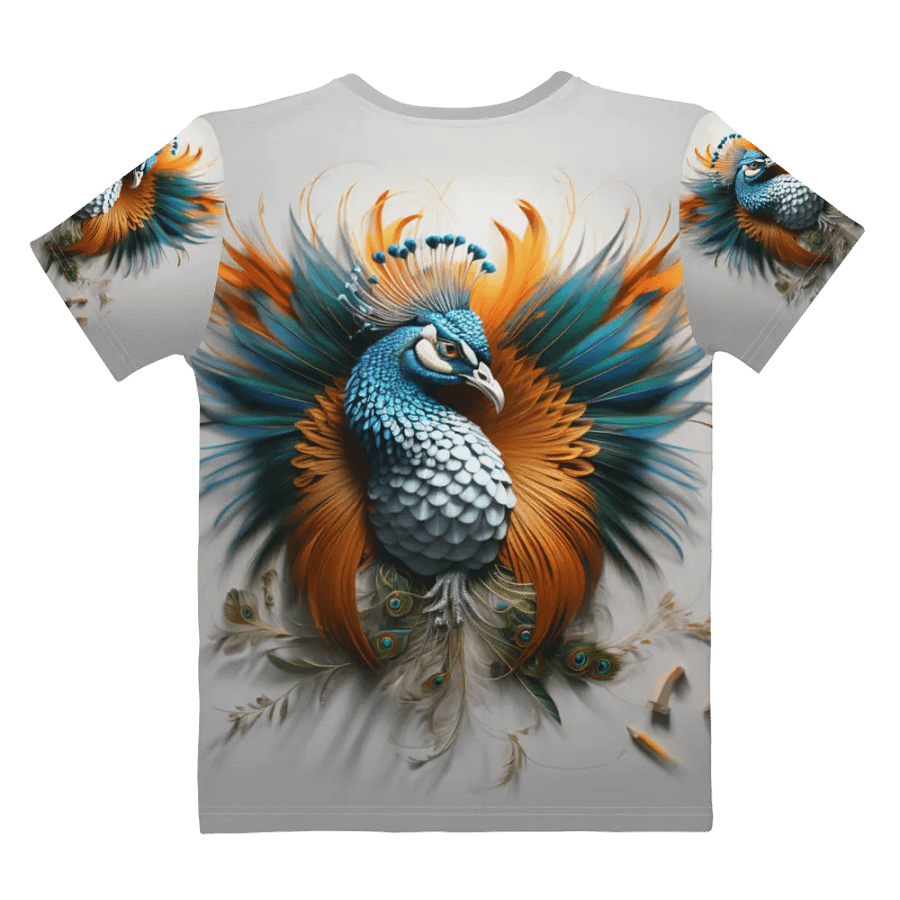 Peacock Vibrant T shirt product image (3)