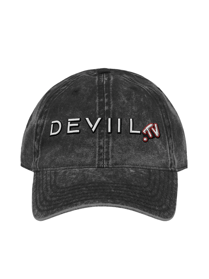 DeViiL TV Stone Wash Dad Cap product image (1)