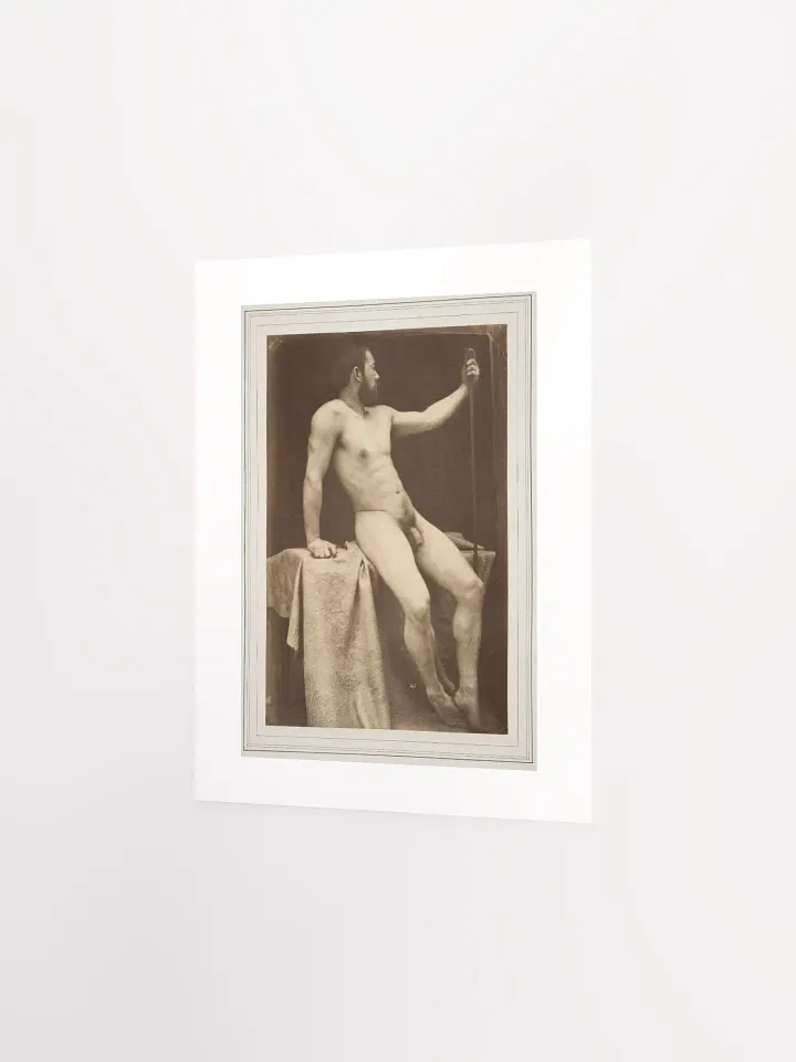 Academic Model By Guglielmo Marcon (c. 1885) - Print product image (2)