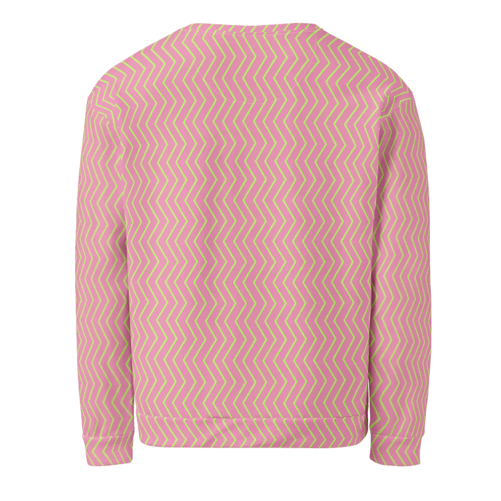 Zigzag Zest All-Over Print Unisex Sweatshirt product image (2)