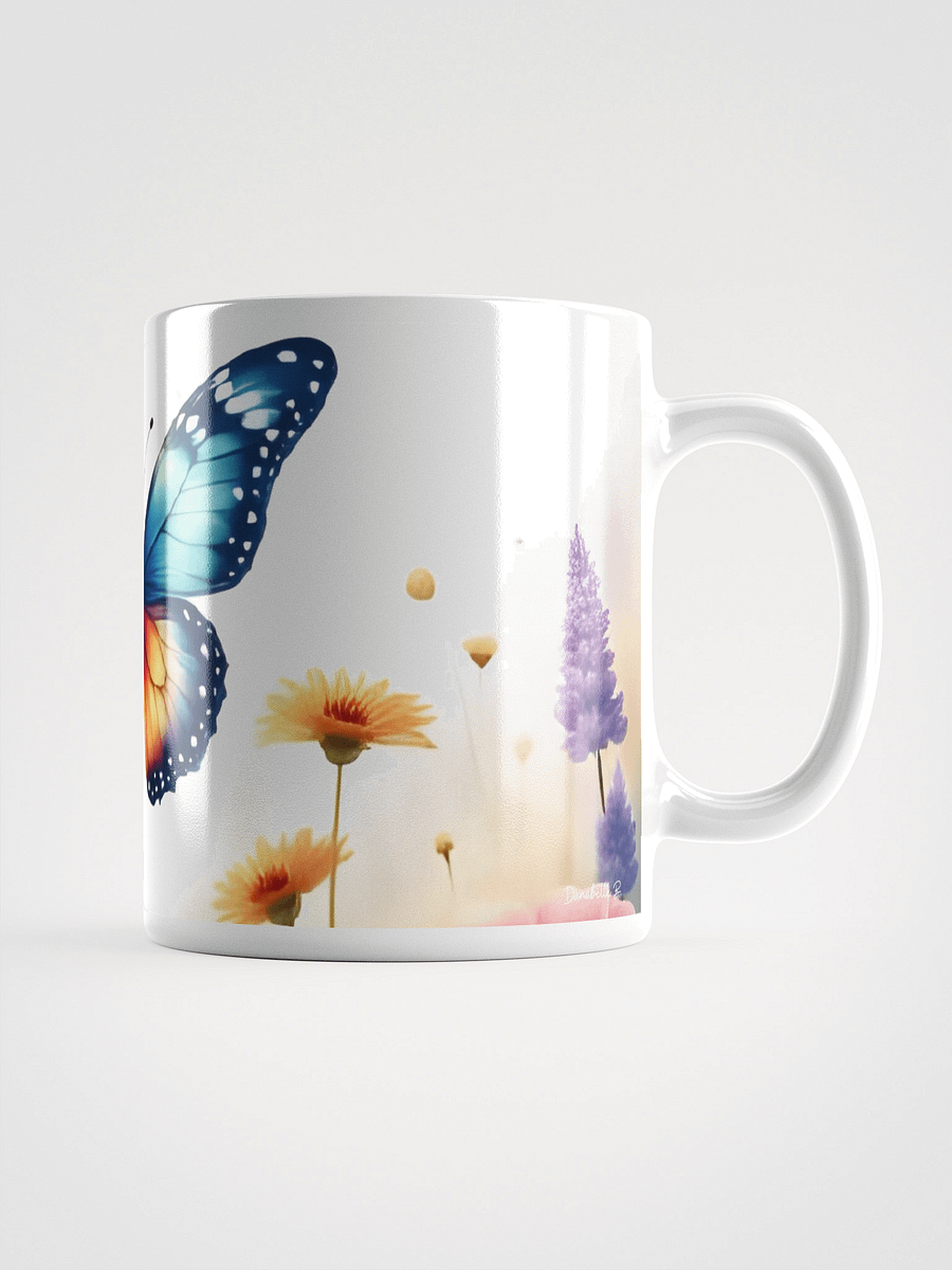 Mug Blanc - Papillon - Douceur Printanière - Idée Cadeau Originale product image (1)